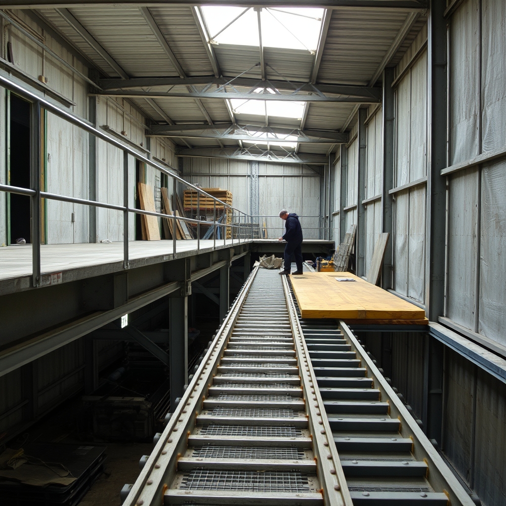 Mezzanine et plancher (illustration)
