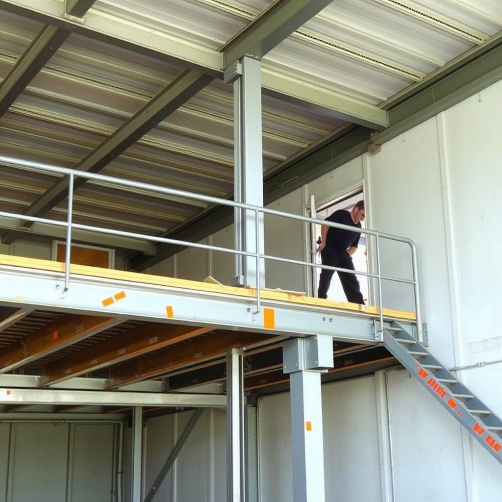 détail d'ouvrage Mezzanine et plancher (illustration)