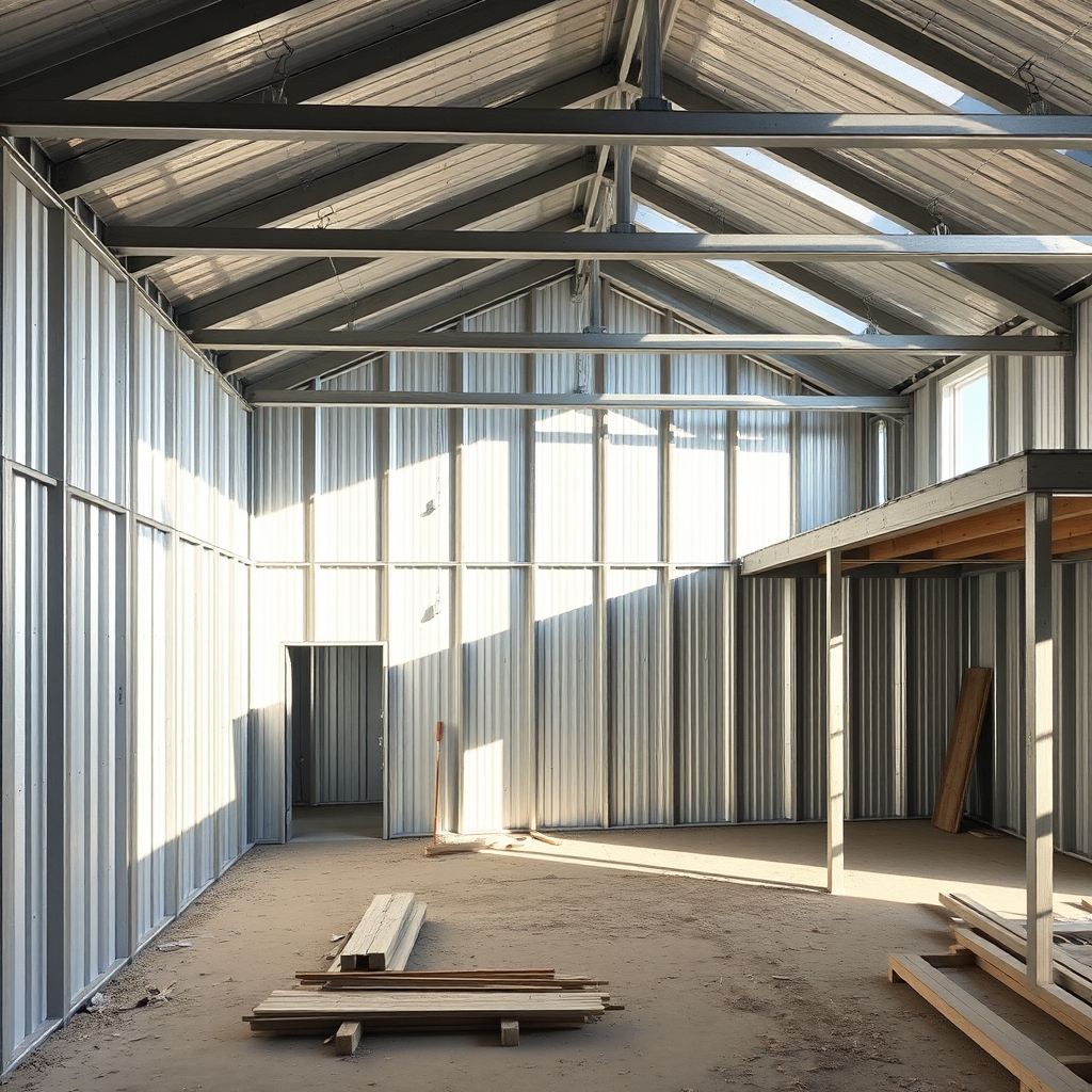 construction métallique à Oullins-Pierre-Bénite (illustration)